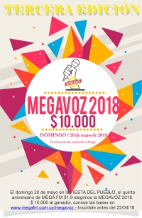 Concurso MEGAVOZ 2018