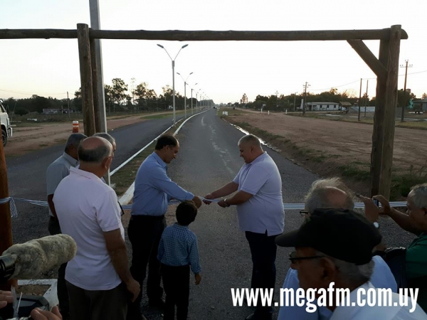 Qued&oacute; inaugurado el bulevar frente a Mevir en nuestra ciudad 10/03/18