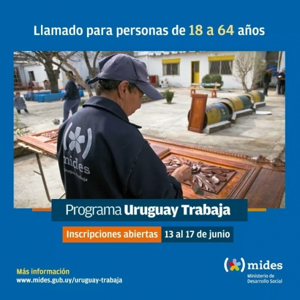 Inscripción para el programa Uruguay trabaja 2016 en el Departamento de Treinta y Tres