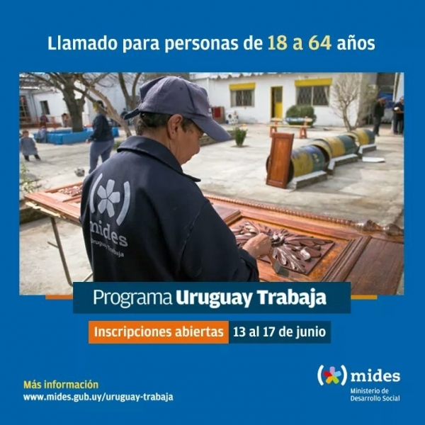 Inscripci&oacute;n para el programa Uruguay trabaja 2016 en el Departamento de Treinta y Tres