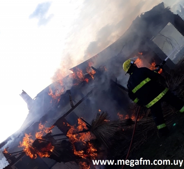 Incendio en una finca en poblado Mendizabal 14/06/18