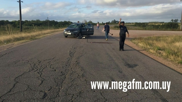 Accidente de transito en tramo viejo de ruta 18 ingreso a Molino de Arrozal 33 20/12/17