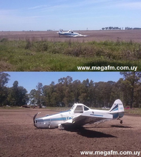 Accidente aereo en proximidades a Charqueada 15/11/15