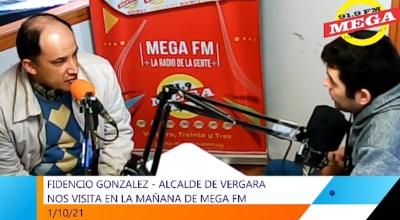 Mega FM 91.9 entrevista Alcalde Fidencio Gonzalez 1/10/21