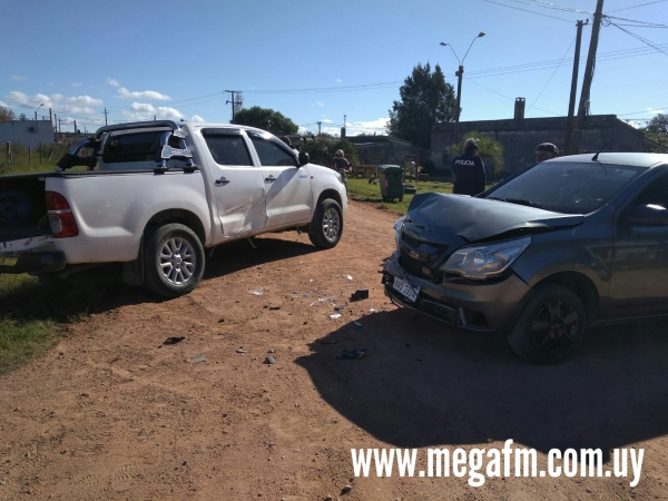 Accidente de tr&aacute;nsito en calle Gracias G&oacute;mez y Jos&eacute; Pereira 15/06/18