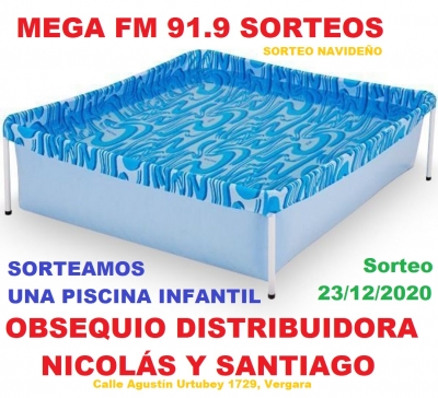 Sorteos Mega FM podes ganar una piscina infantil