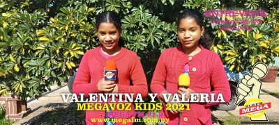 Valentina y Valeria Silva son nuestras MEGAVOZ KIDS 2021