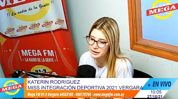 Dialogamos con Katerin Rodr&iacute;guez Miss integraci&oacute;n deportiva Vergara 2021