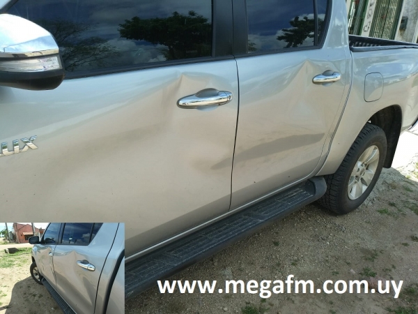 Da&ntilde;os en la camioneta del Alcalde de Vergara 28/10/18