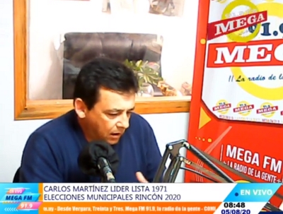 Carlos Martínez será candidato al Concejo Municipal de RIncón 5/08/20