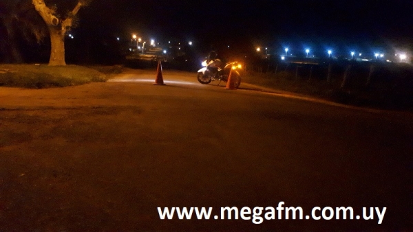 Accidente de tr&aacute;nsito en calle Lucas Urrutia, un motonetista embisti&oacute; a un equino 27/10/20