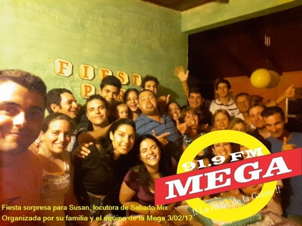 Fiesta sorpresa a nuestra locutora Susan Fern&aacute;ndez 3/02/17