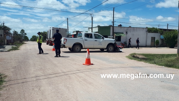 Accidente de tr&aacute;nsito en calle Lucas Urrutia y Carolino Vergara 15/01/21