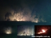 Incendio en campos pr&oacute;ximos a SAMAN Vergara proximidades a la ciudad de Vergara 1/03/16