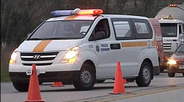 Volc&oacute; un auto en los accesos a la ciudad de Treinta y Tres 20/06/16