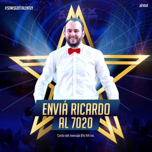 Como apoyar al mago Ricardo Diaz en GOT TALENT URUGUAY 2020