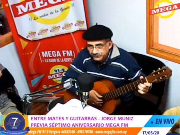 Jorge Muniz nos acompa&ntilde;a en la previa del s&eacute;ptimo aniversario de Mega FM 91.9 17/05/2020