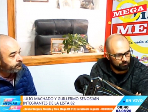 La lista 82 proyecta retomar proyectos de ENVIRA entrevista a Julio Machado y Guillermo Senosiain 3/07/20