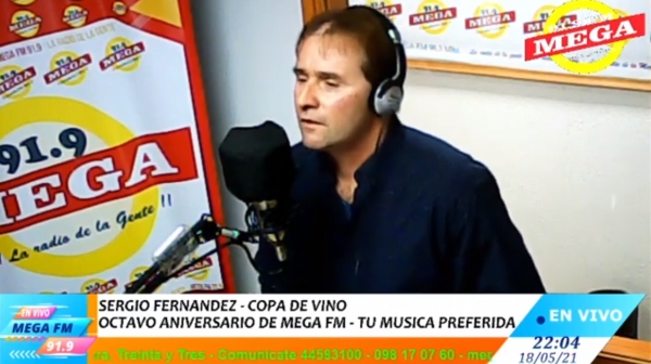 Sergio Fern&aacute;ndez - Cuando no est&aacute;s conmigo - octavo aniversario de la Mega 18/05/21