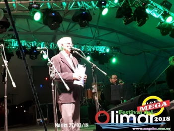 Walter Serrano Abella se despide como presentador del Festival del Olimar