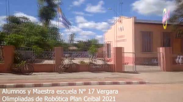 Alumnos de Escuela Nro. 17 de Vergara participan en olimpiadas de rob&oacute;tica Plan Ceibal 2021
