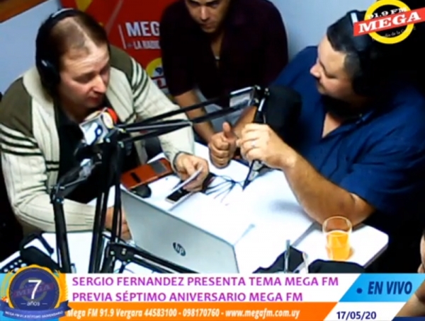 Sergio Fernandez nos canta el estribillo de la Mega 17/05/2020