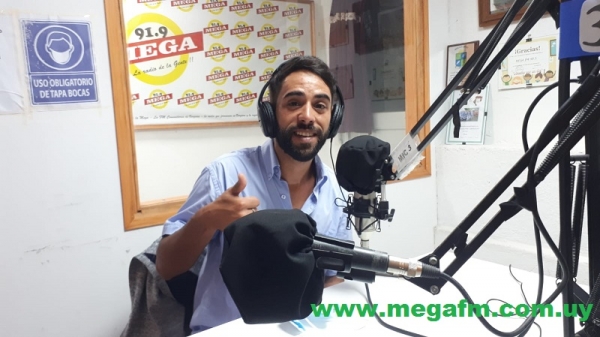 Un colega de radio, Dario Rodriguez nos visita en los estudios de la Mega 1/03/21