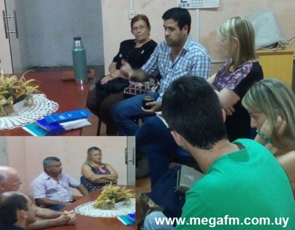 Jerarcas del MIDES Departamental se reunieron con el Concejo Municipal de Vergara 15/04/16