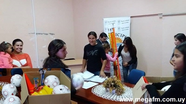 El Deportivo Vergarense de f&uacute;tbol femenino recibi&oacute; importante donaci&oacute;n 22/04/16