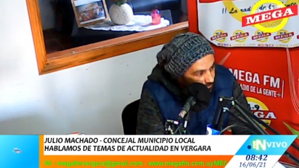 Entrevista al Concejal Julio Machado 16/06/21
