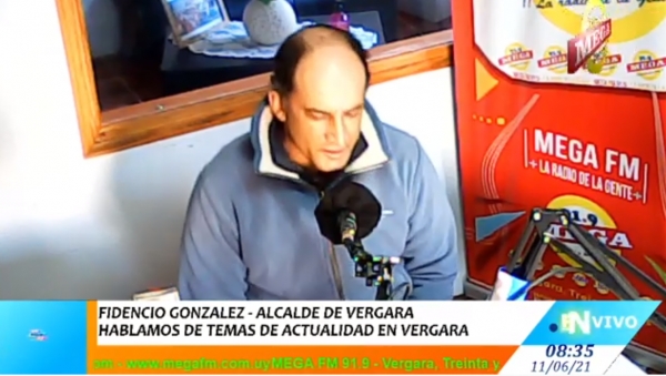 Entrevista al Alcalde de Vergara Fidencio Gonz&aacute;les 11/06/21