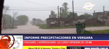 Mega FM 91.9 Vergara - estado de rutas y caminos 13/09/21