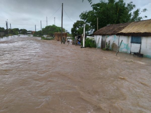 Varias fincas anegadas tras precipitaciones en Vergara 11/02/21