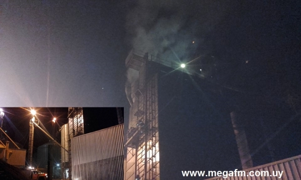 Incendio en un secador de la planta SAMAN Vergara 4/05/16