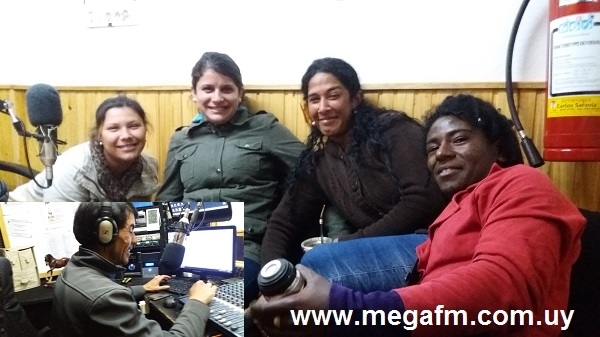 Visitas de participantes del programa Uruguay trabaja en Vergara al programa S&aacute;bado Show de MEGA FM 30/07/16