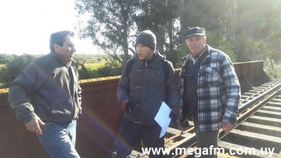 Representantes de DINAGUA visitaron Vergara para realizar relevamiento por inundaciones 21/07/16