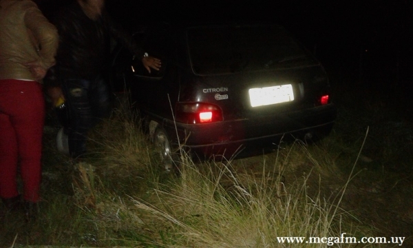 Accidente de tr&aacute;nsito sin lesionados en Ruta 91 proximidades a puente Los Corrales 25/03/16