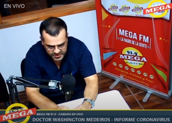Doctor Washington Medeiros recomendaciones prevenci&oacute;n Coronavirus 26/03/2020